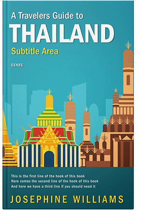 Pre Made Book Cover Eastern Blue