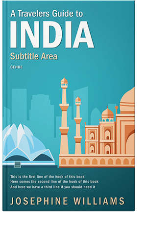 Pre Made Book Cover Eastern Blue