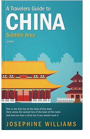 Pre Made Book Cover Eastern Blue