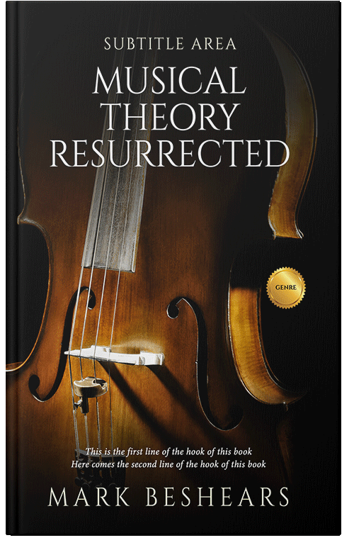 Front view of Premade Music Book Cover - Driftwood