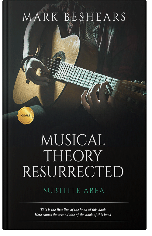 Front view of Premade Music Book Cover - Cod Gray