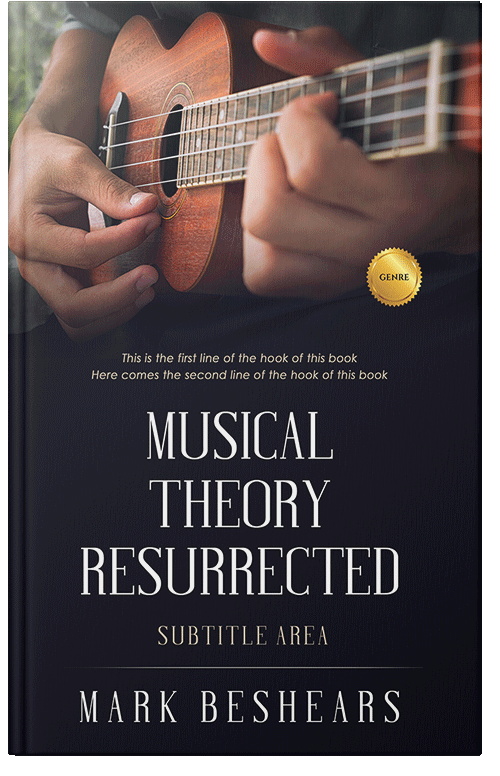 Front view of Premade Music Book Cover - Brandy Rose