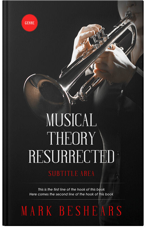 Front view of Premade Music Book Cover - Cod Gray