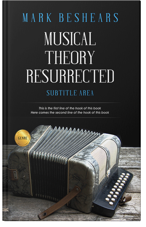 Front view of Premade Music Book Cover - Cotton Seed