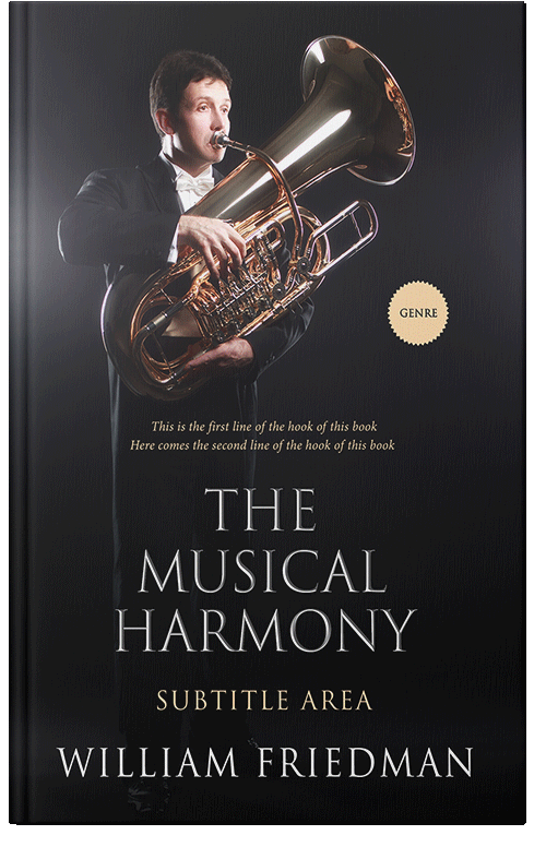 Front view of Premade Music Book Cover - Woodsmoke