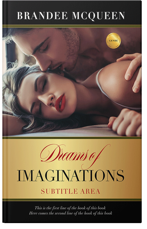 Front view of Premade Erotica Book Cover - Harvest Gold