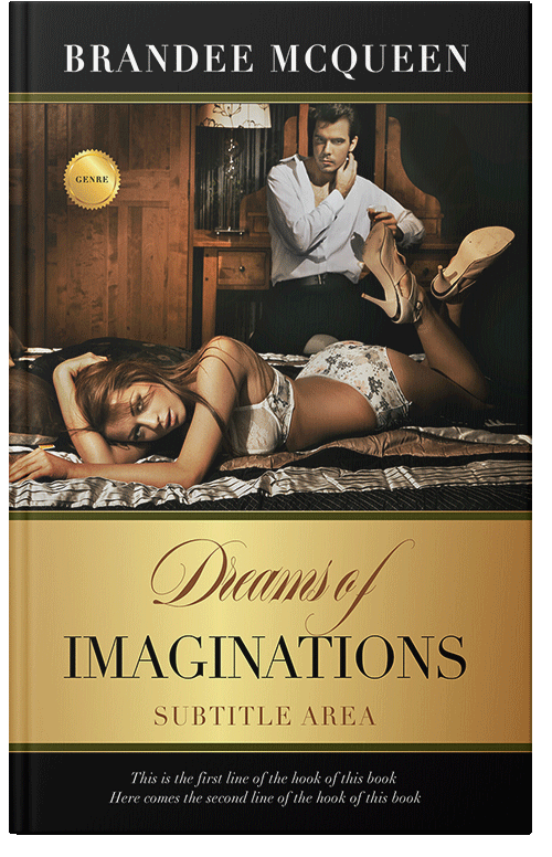 Front view of Premade Erotica Book Cover - Harvest Gold