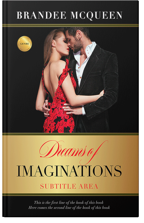 Front view of Premade Erotica Book Cover - Harvest Gold