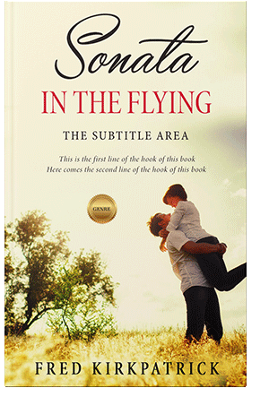 Pre Made Book Cover Citrine White