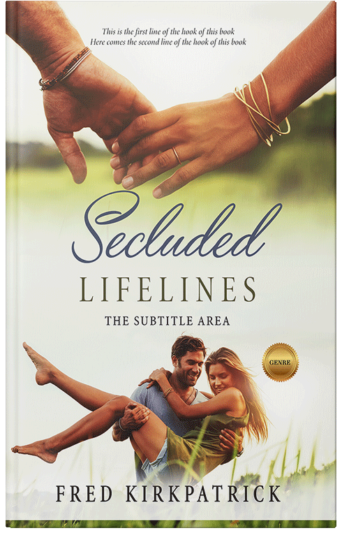 Front view of Premade Romance Book Cover - White Rock