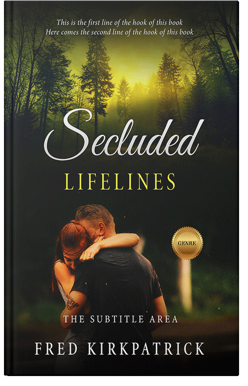 Front view of Premade Romance Book Cover - Rangoon Green