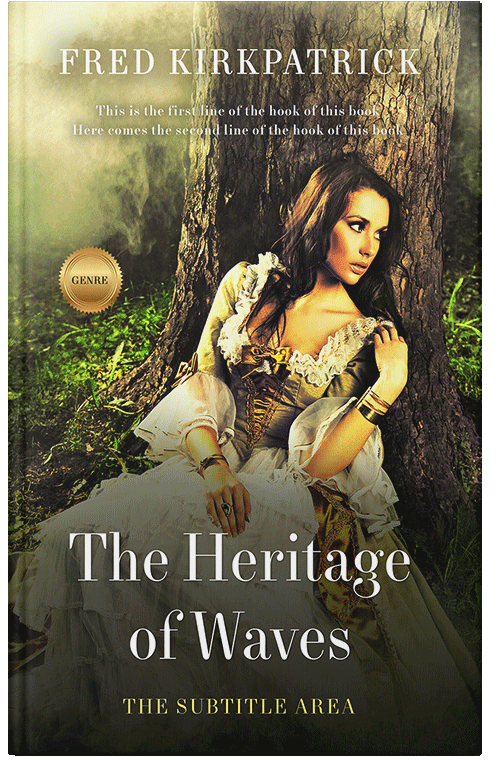 Front view of Premade Romance Book Cover - Birch