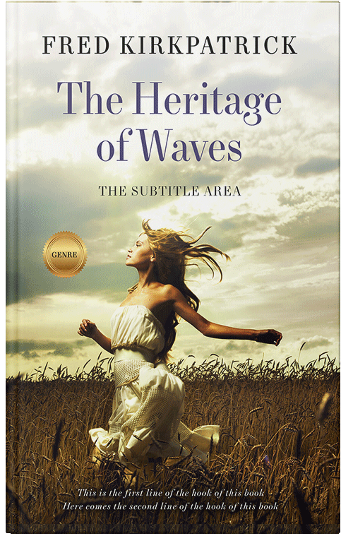 Front view of Premade Romance Book Cover - Bistre