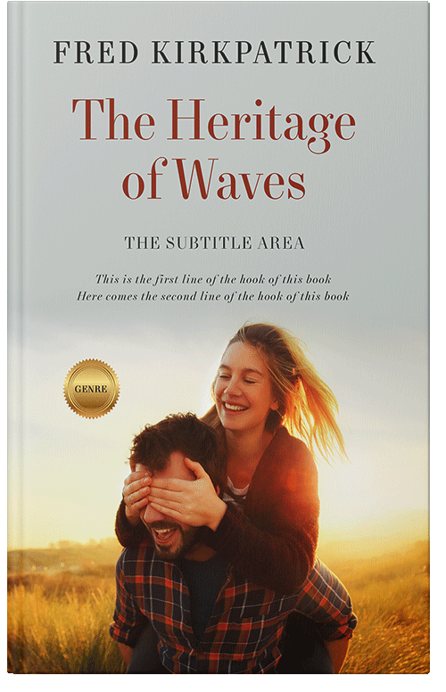 Front view of Premade Romance Book Cover - Celeste