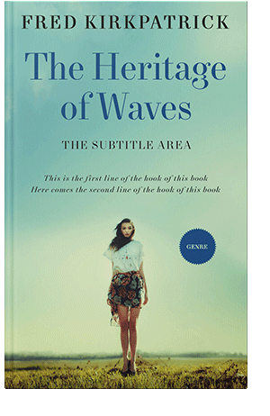 Pre Made Book Cover Surf