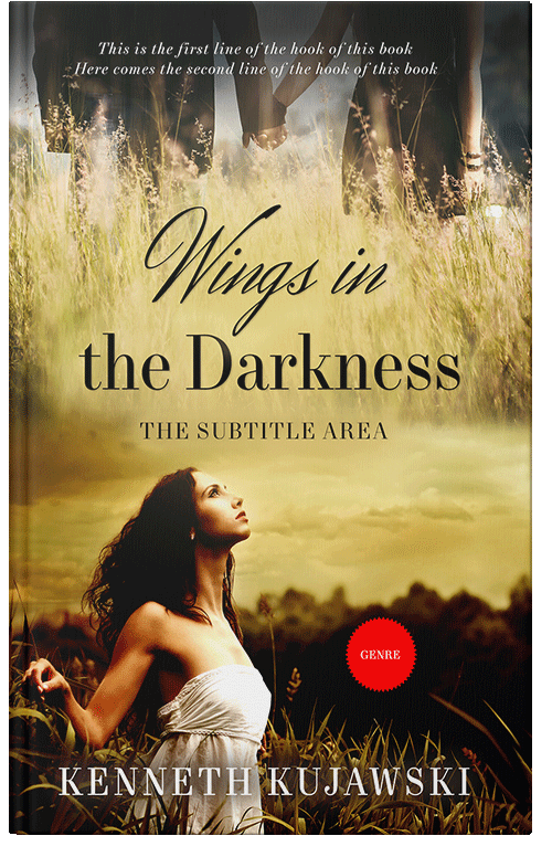 Front view of Premade Romance Book Cover - Tacha