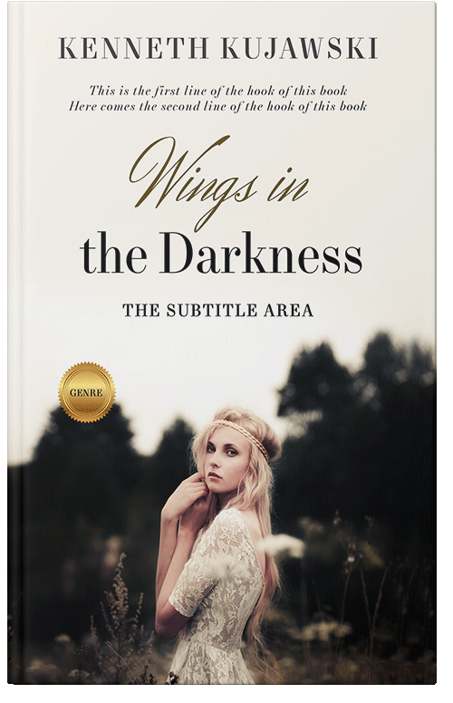 Front view of Premade Romance Book Cover - Pearl Bush