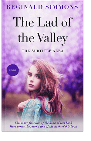 Pre Made Book Cover French Lilac