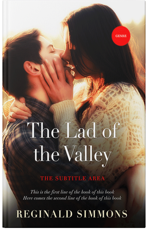 Front view of Premade Romance Book Cover - Oil