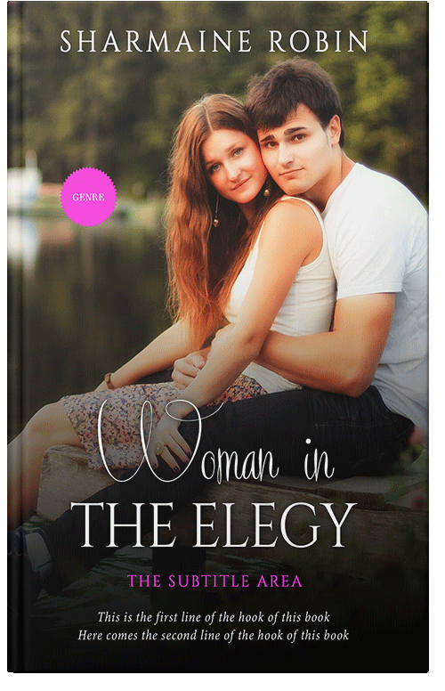 Front view of Premade Romance Book Cover - Oil