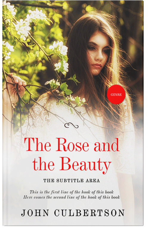 Front view of Premade Romance Book Cover - Aths Special