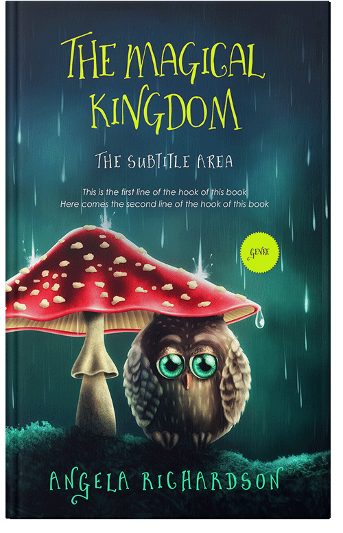 Front view of Premade Fantasy Book Cover - Elephant