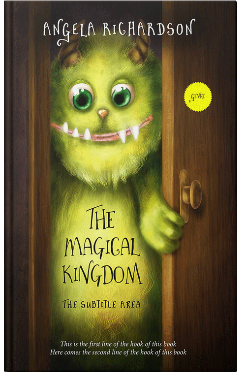 Front view of Premade Fantasy Book Cover - Brown Tumbleweed