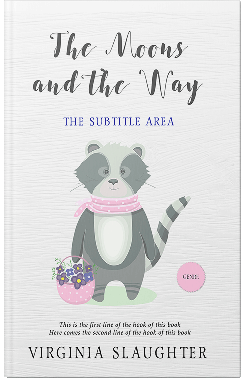 Front view of Premade Children's Book Cover - Bon Jour