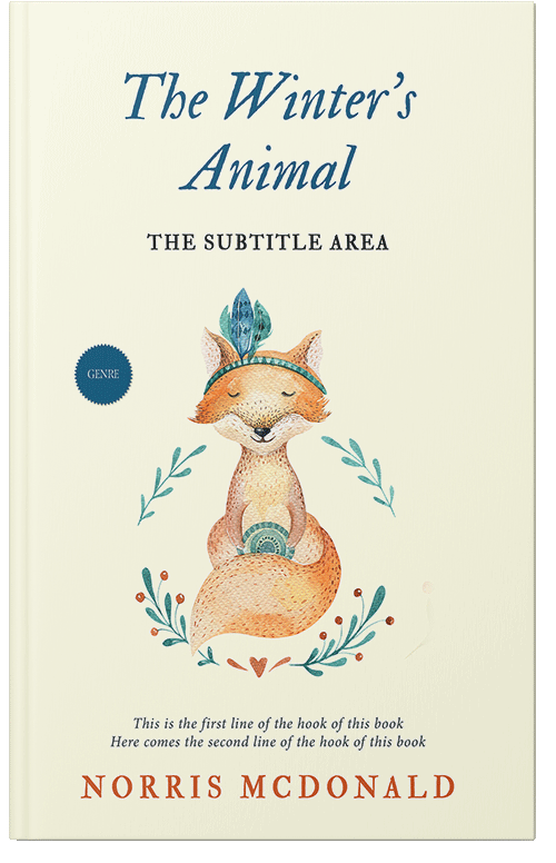 Front view of Premade Nature Book Cover - Rum Swizzle