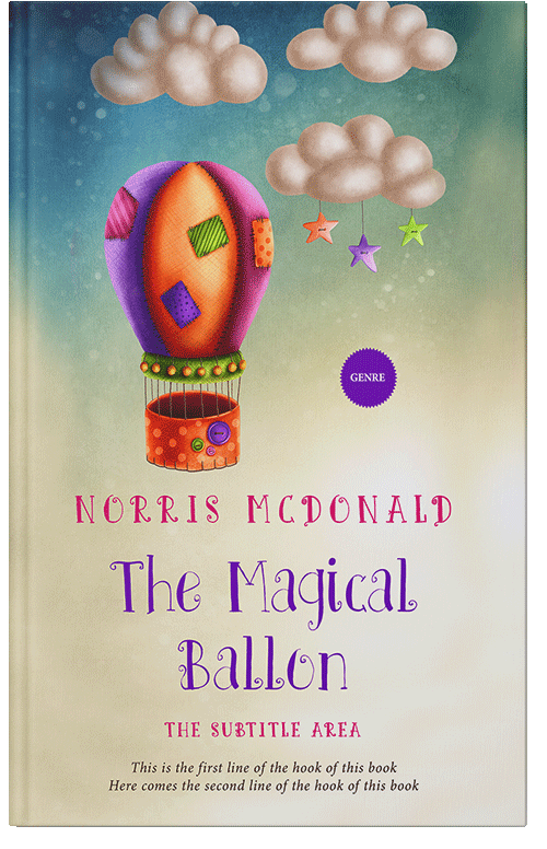 Front view of Premade Fantasy Book Cover - Tana