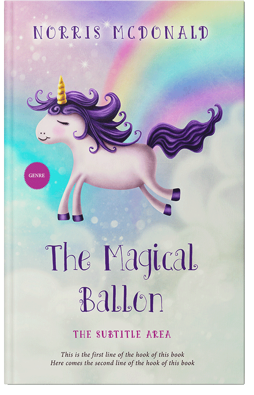 Front view of Premade Fantasy Book Cover - Iron