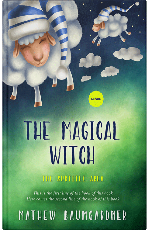 Front view of Premade Fantasy Book Cover - Amazon