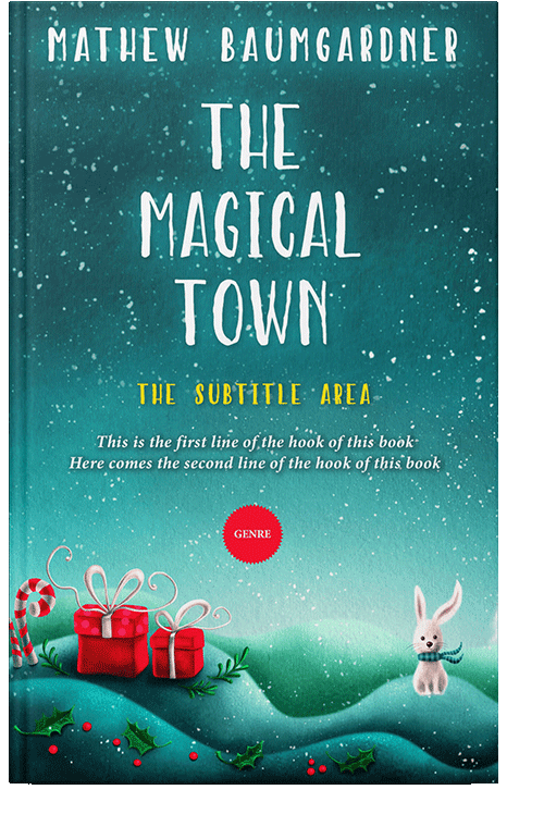 Front view of Atoll #5750 - Premade Fantasy Book Cover