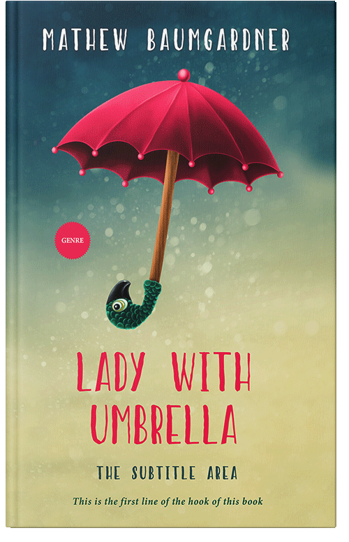 Front view of Premade Fantasy Book Cover - Chino