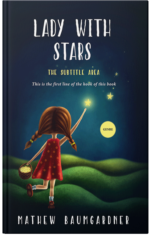 Front view of Premade Fantasy Book Cover - Firefly