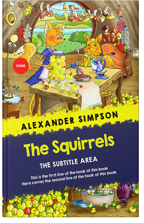 Front view of Premade Fantasy Book Cover - Rhino