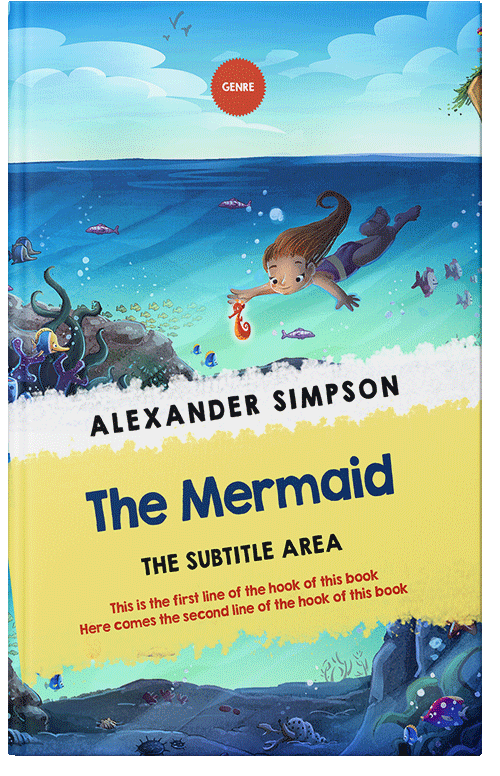 Front view of Premade Children's Book Cover - Matisse