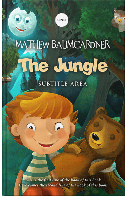 Front view of Premade Nature Book Cover - Di Serria