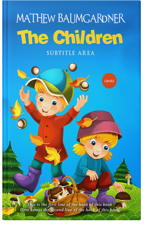 Front view of Premade Teen & Young Adult Book Cover - Cerulean