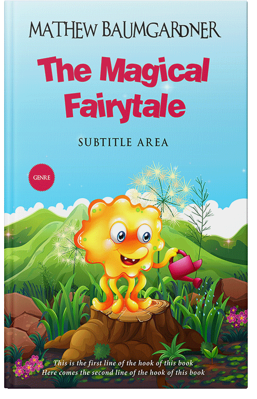 Front view of Premade Fantasy Book Cover - Spray