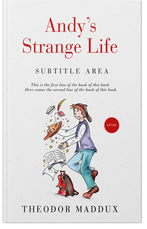 Front view of Premade Teen & Young Adult Book Cover - Wild Sand