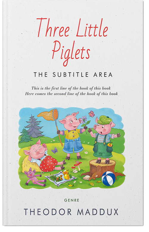 Front view of Premade Fantasy Book Cover - Hint Of Red