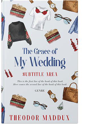 Pre Made Book Cover Athens Gray