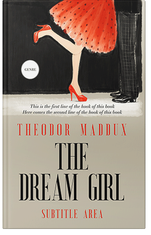Premade Book Cover Cod Gray