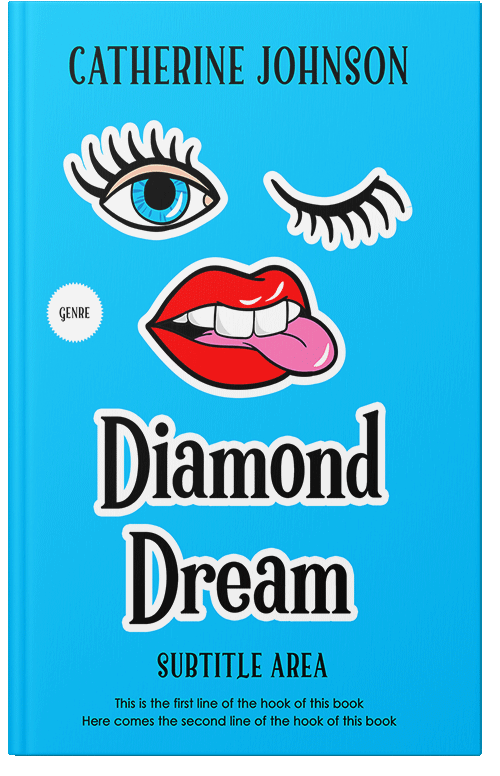 Front view of Premade Teen & Young Adult Book Cover - Bright Turquoise