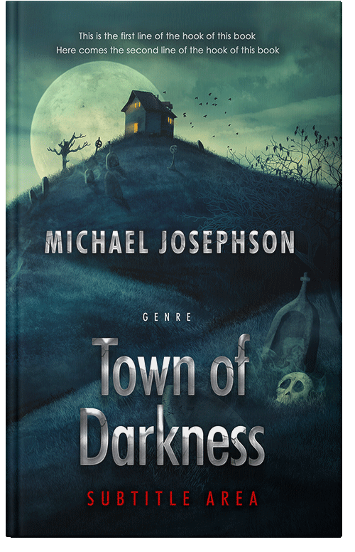 Front view of Premade Horror Book Cover - Firefly