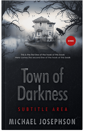 Pre Made Book Cover Pink Swan