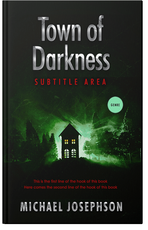 Front view of Premade Horror Book Cover - Midnight Moss