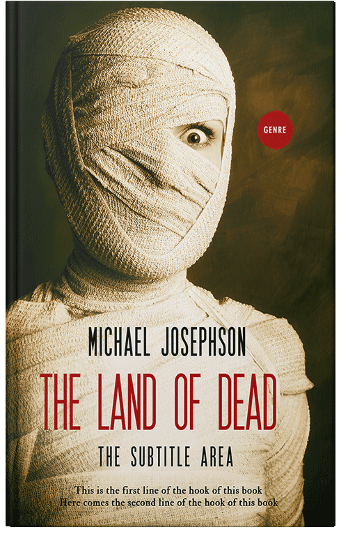 Front view of Premade Horror Book Cover - Acadia