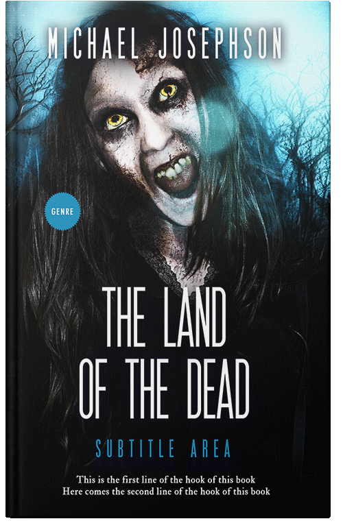 Front view of Premade Horror Book Cover - Jet Stream